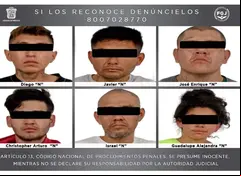 Orden de aprehensión contra seis presuntos integrantes de un grupo delictivo autodenominado 'Los Rayos', dedicado principalmente al robo de vehículo en los municipios de Tultepec, Coacalco y Ecatepec.