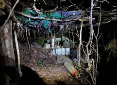 Narcocampamento ubicado en el norte del país