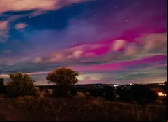 Tormenta solar provoca hermosas auroras boreales en España