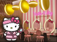 El salón de belleza de Hello Kitty en México