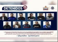 Detenidos por despojo en CDMX y Edomex.