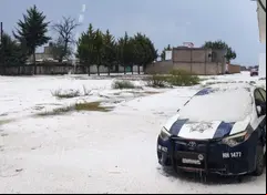 Granizada en Tlaxcala