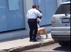 La mujer detenida
