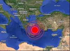 Fuerte sismo de 6.1 sacude isla de Creta en Grecia. VIDEO
