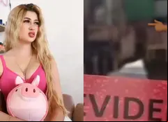 Aparece supuesta silueta de Valeria Márquez en su salón de belleza.