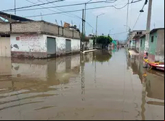 Inundaciones golpean sin tregua a Ecatepec, Chalco y Los Reyes La Paz 