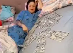 Tiktoker venezolana 'La hija de Dios' dormía entre dólares; le cayó el ICE