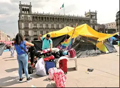 CNTE comienza a empacar del Zócalo capitalino