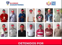 Detienen a 14 franeleros por cobro ilegal en La Doctores, Roma Norte y Sur, CDMX