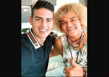 James se siente bien… asegura el Pibe Valderrama