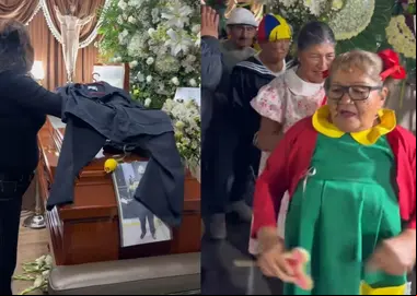 Funeral con temática de 'El Chavo del Ocho' se vuelve viral en redes