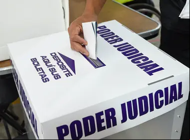 Casilla que se utilizará en la elección judicial del 1 de junio