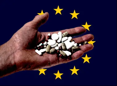 El consumo de drogas sintéticas aumentó en Europa en el 2024. (Diseño: Diego Morato)