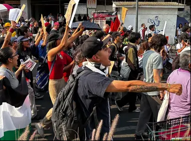 Marcha a 54 años de El Halconazo en CDMX.