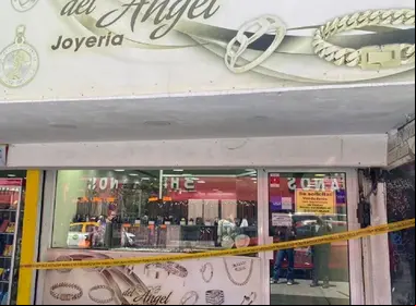 Joyería que fue asaltada en Monterrey 