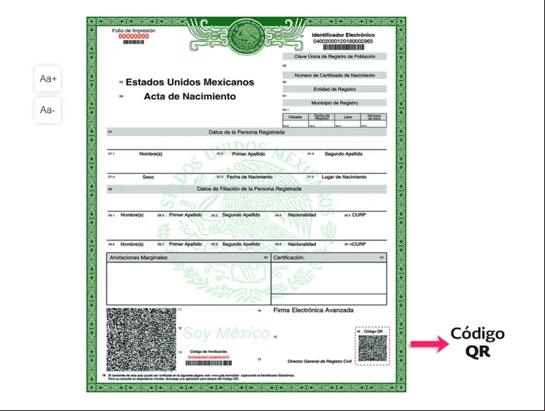 Es importante saber que la copia certificada de tu acta de nacimiento, que puedes imprimir desde tu casa, es válida ante cualquier gobierno y autoridad municipal, estatal y federal.