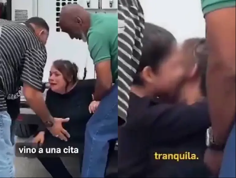 “¡Tranquila! Aquí estoy yo”: Niño conforta a su mamá arrestada por Migración