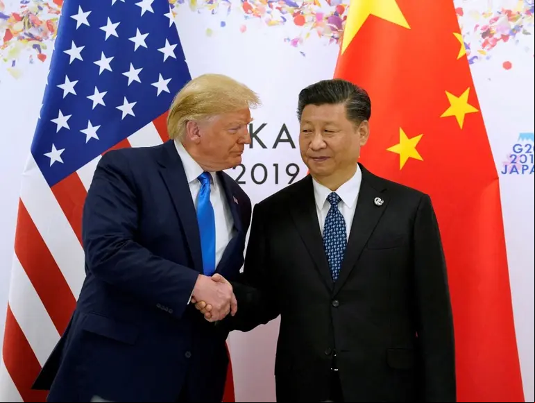 Donald Trump y Xi Jinping durante la reunión del G20 en 2019. (Reuters / Archivo)