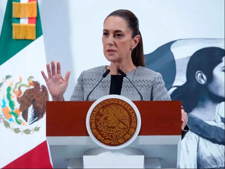 Claudia Sheinbaum Pardo en su conferencia mañanera