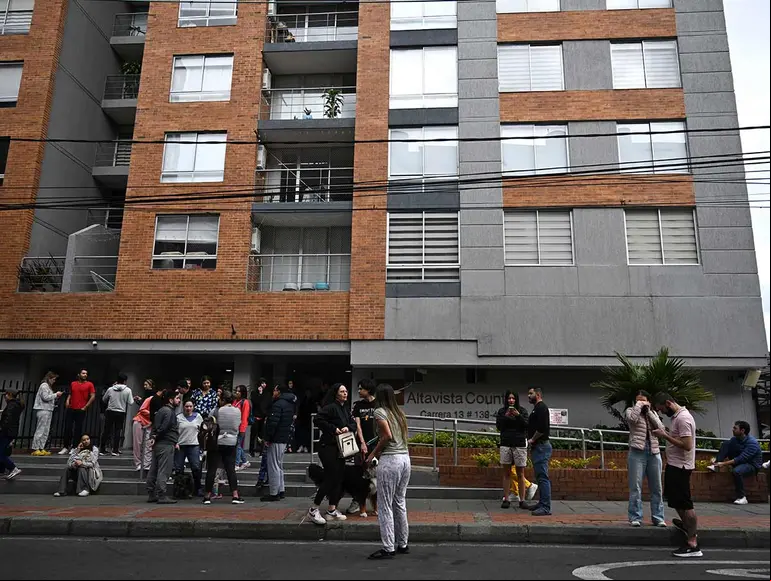 Pánico en Bogotá por un terremoto que duró segundos en Bogotá