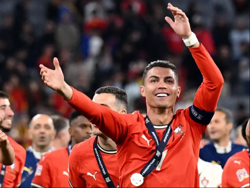 Cristiano Ronaldo sumó su tercer título en la historia con Portugal.